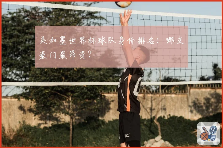 美加墨世界杯球队身价排名：哪支豪门最昂贵？